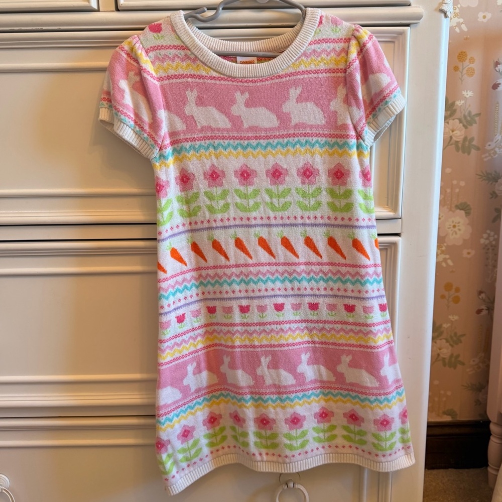 Gymboree Girl’s Easter Bunny Sweater Dress